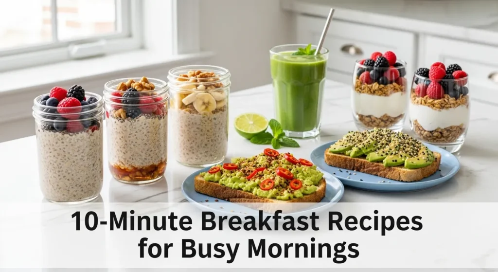 10-Minute Breakfast Recipes for Busy Mornings