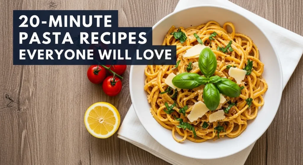 20-Minute Pasta Recipes Everyone Will Love