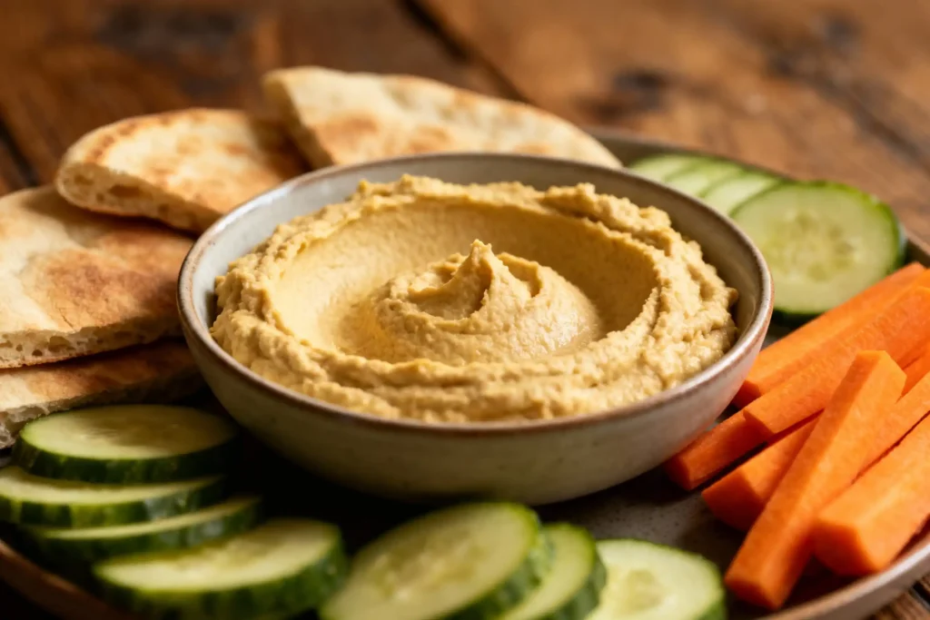 5-Minute Hummus Recipe Without Tahini – Quick, Creamy & Delicious 5-Minute Hummus Recipe Without Tahini – Quick, Creamy & Delicious