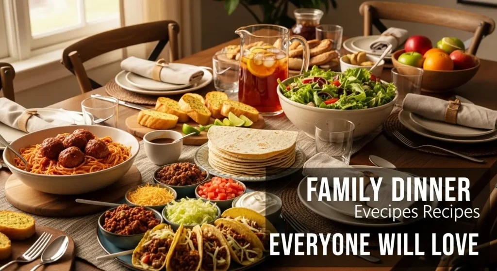 Dinner Recipes the Whole Family Can Enjoy Together