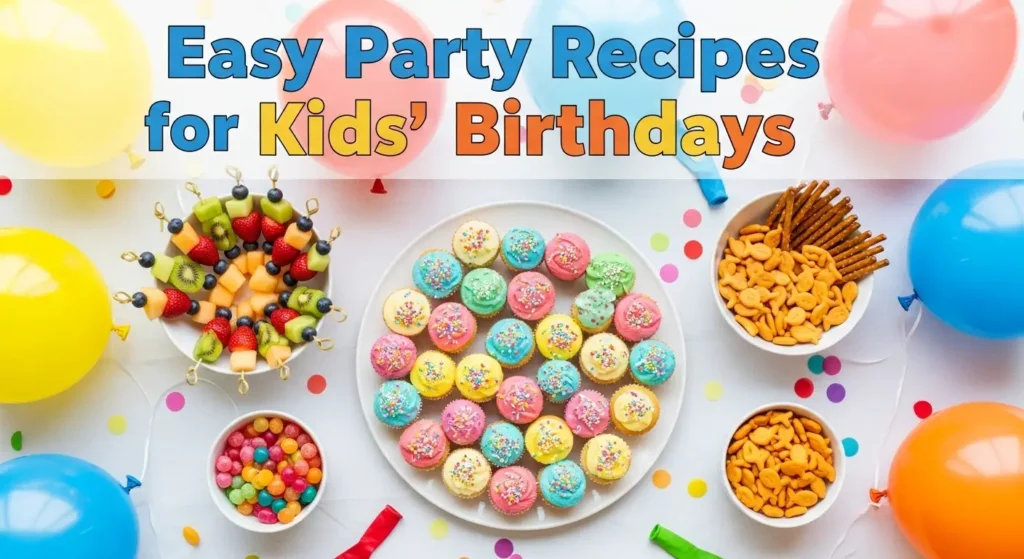 Easy Party Recipes for Kids’ Birthdays