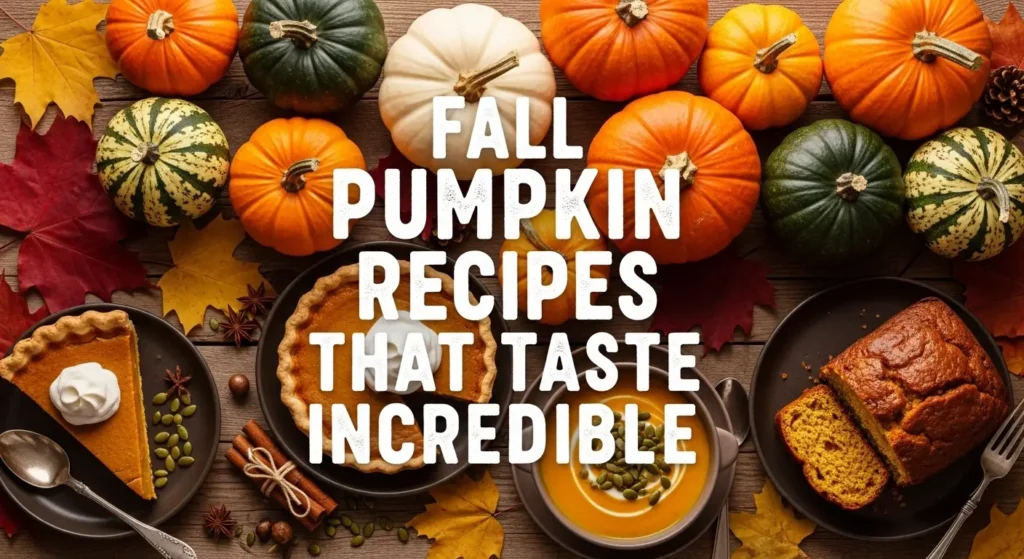 Fall Pumpkin Recipes That Taste Incredible