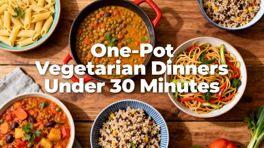 One-Pot Vegetarian Dinner Recipes Under 30 Minutes