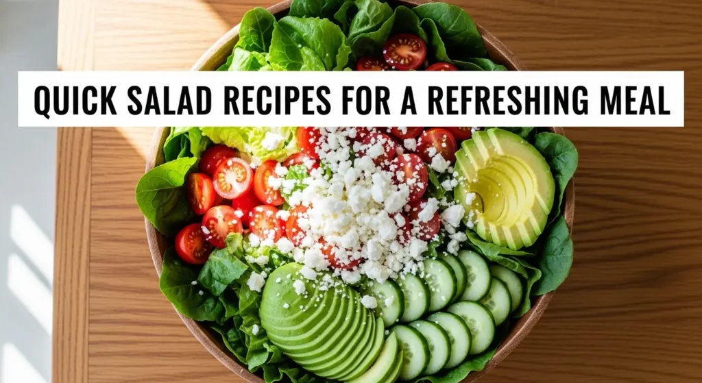 Quick Salad Recipes for a Refreshing Meal