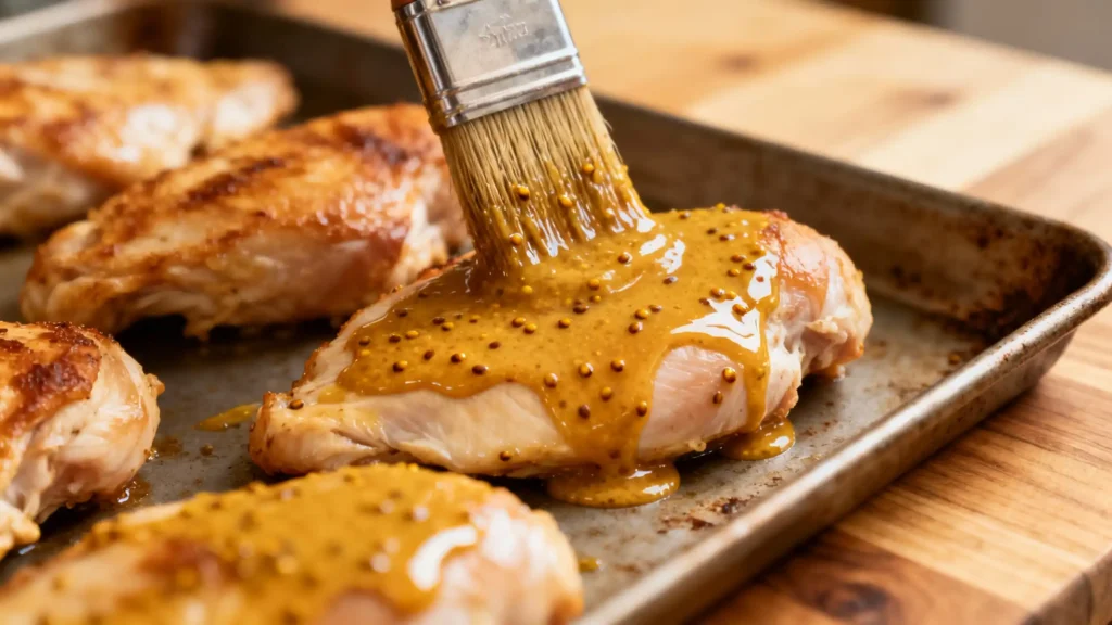 Sheet Pan Honey Mustard Chicken with Roasted Potatoes Sheet Pan Honey Mustard Chicken with Roasted Potatoes