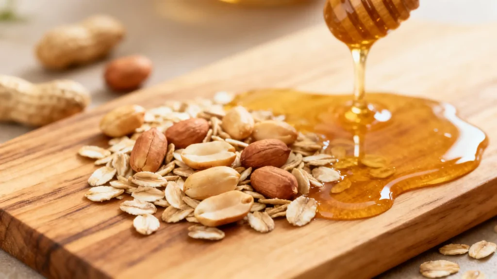 Simple 3-Ingredient Peanut Butter Energy Balls Simple 3-Ingredient Peanut Butter Energy Balls
