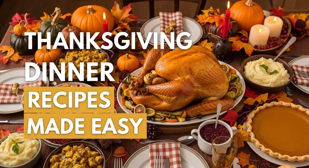 Thanksgiving Dinner Recipes Made Easy
