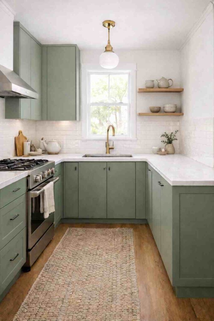 Green Kitchen Cabinet Ideas