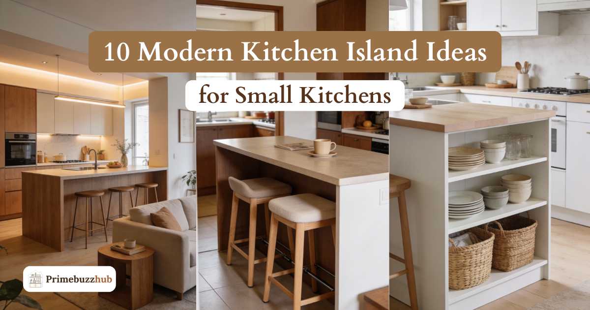 10 Modern Kitchen Island Ideas for Small Kitchens and Open Living