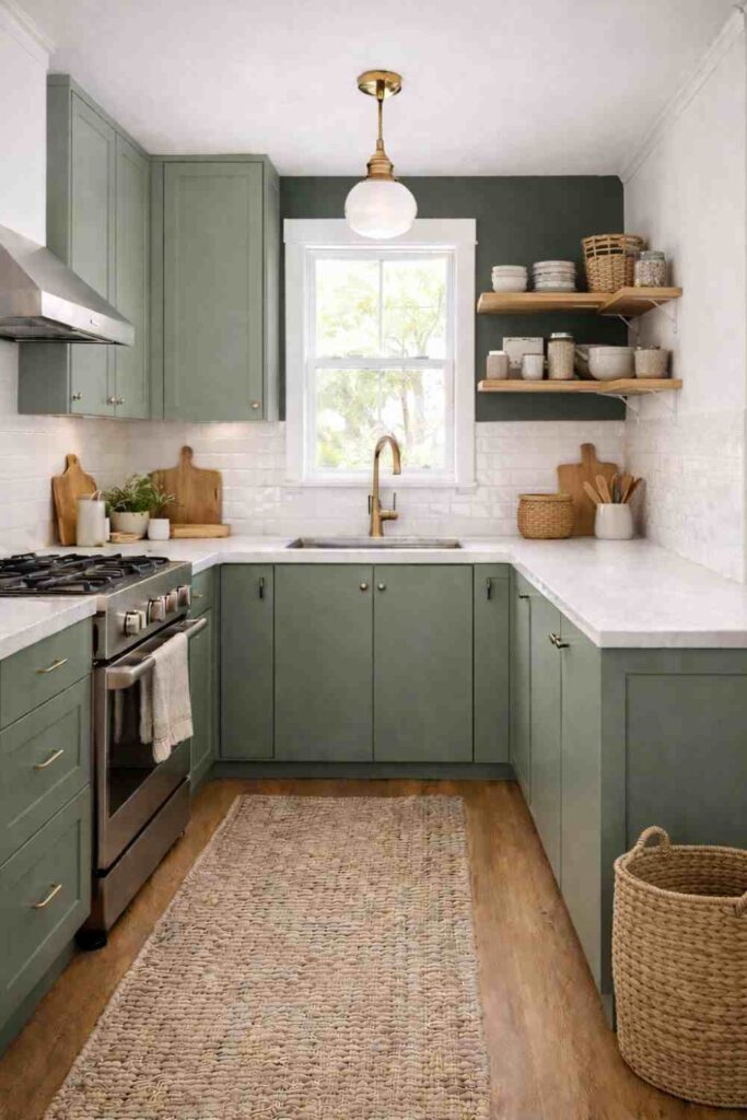 Green Kitchen Cabinet Ideas