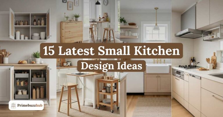 15 Latest Small Kitchen Design Ideas for Modern Homes and Small Spaces