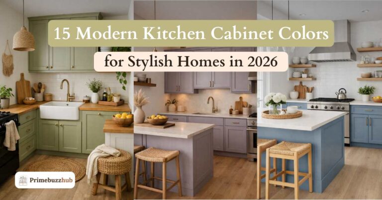 15 Modern Kitchen Cabinet Colors for Stylish Homes in 2026