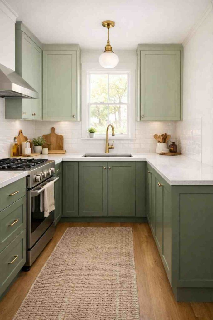 Green Kitchen Cabinet Ideas