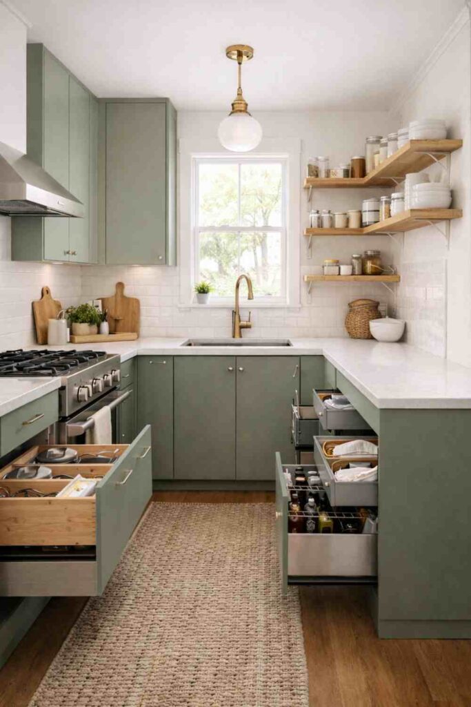 Green Kitchen Cabinet Ideas