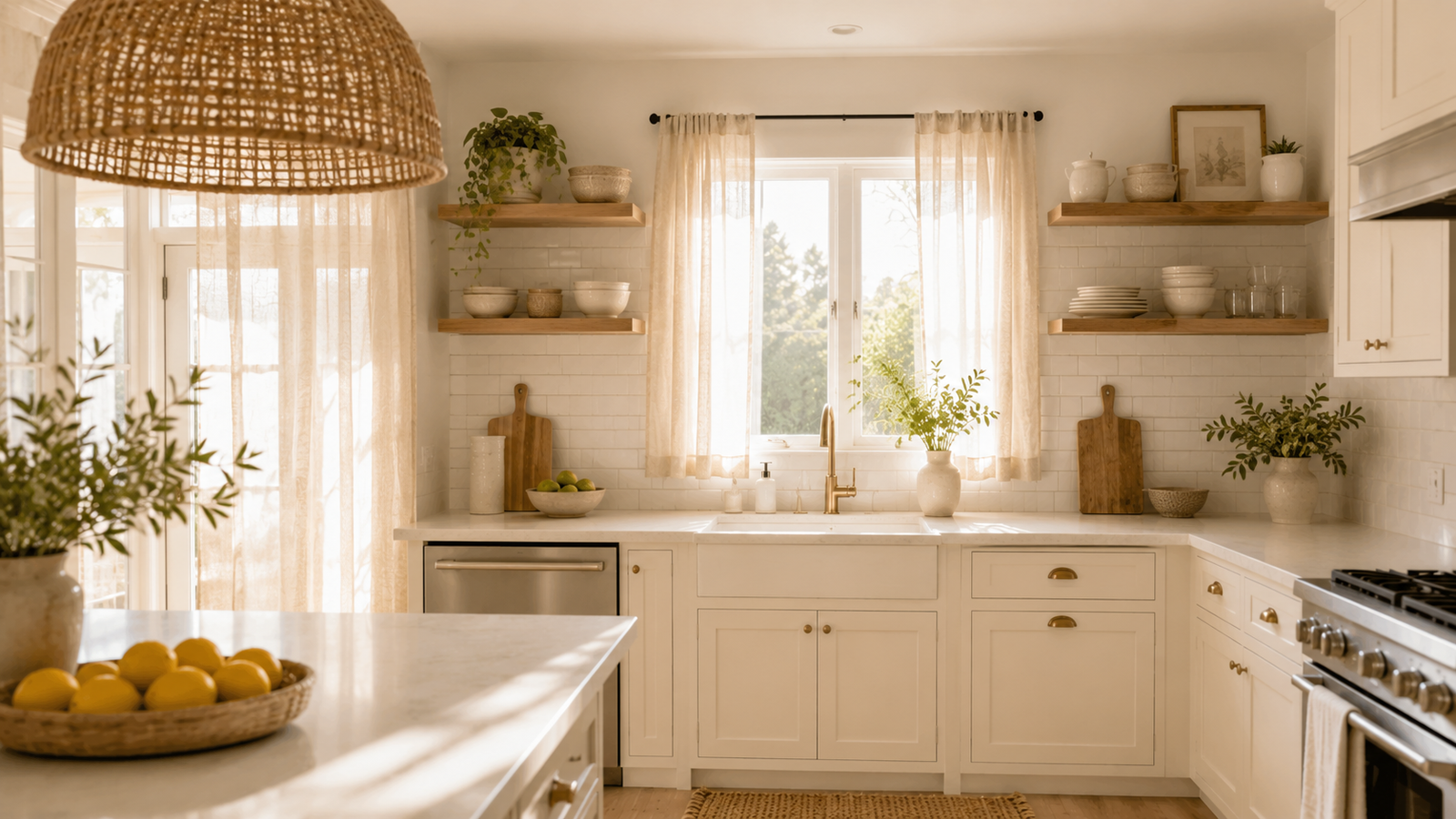 Coastal Kitchen Breezy Beach-House Feel